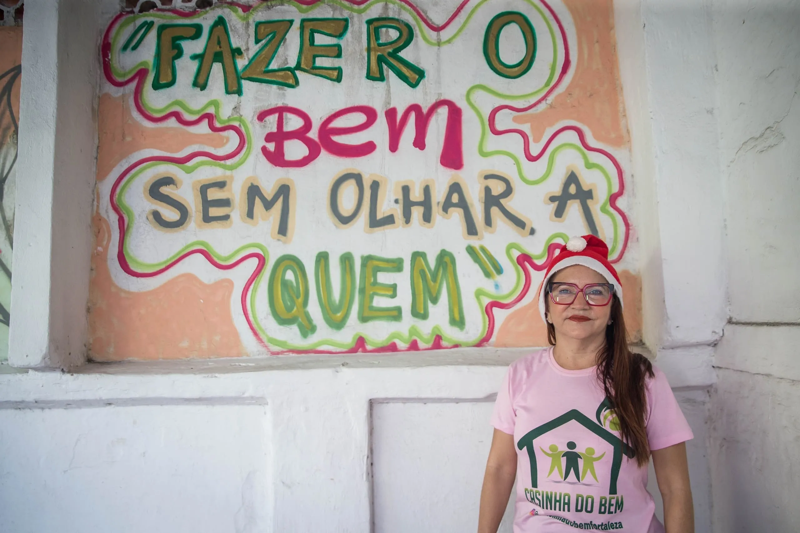 Cris enxerga o trabalho voluntário como uma responsabilidade social