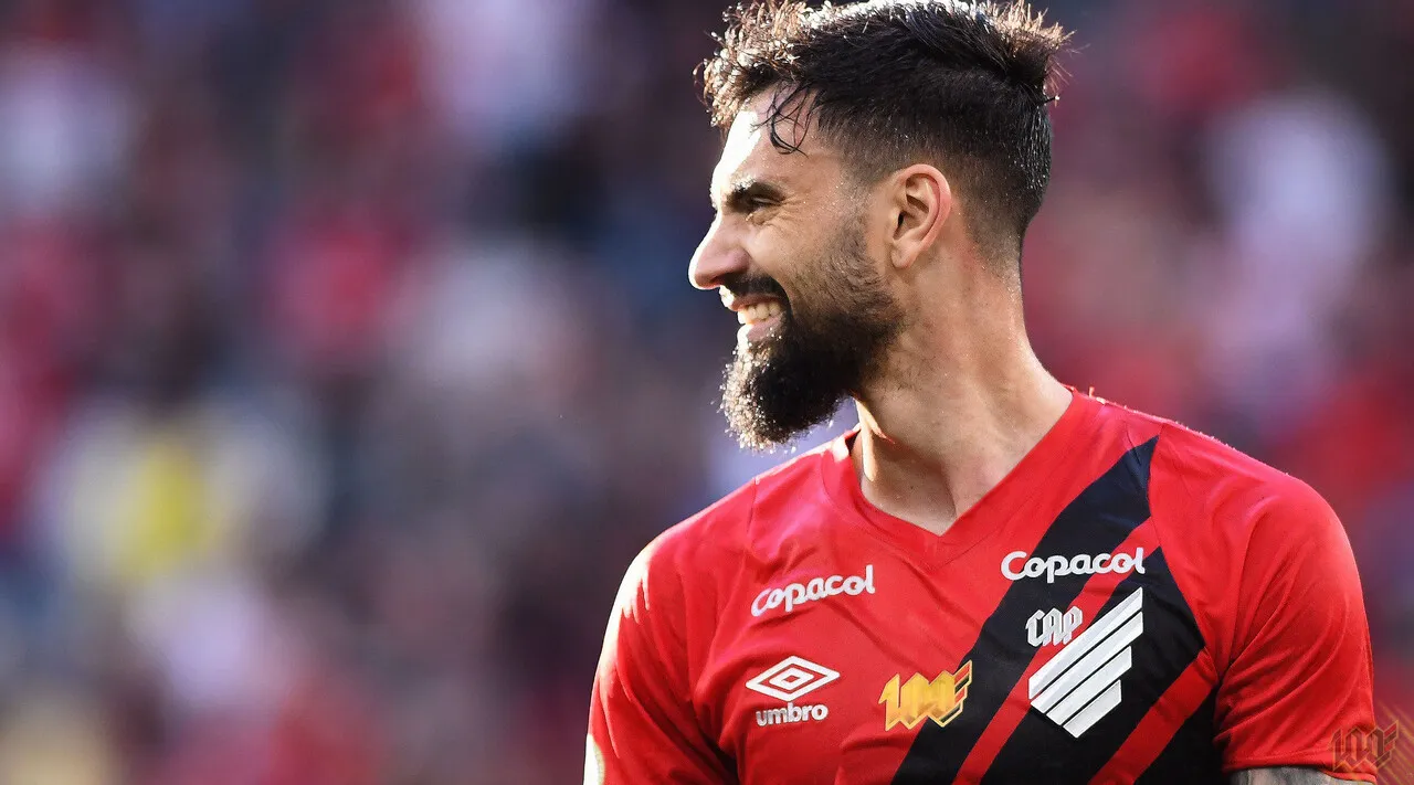 O uruguaio Mastriani foi um dos principais goleadores do Athletico-PR em 2024