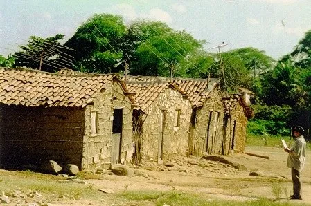 Imagem das casas da velha Jaguaribara