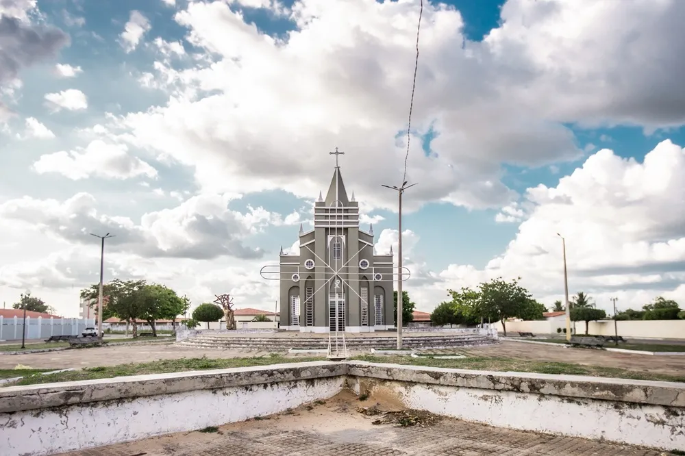 Réplica da Igreja do Distrto de Poço Comprido da antiga Jaguaribara