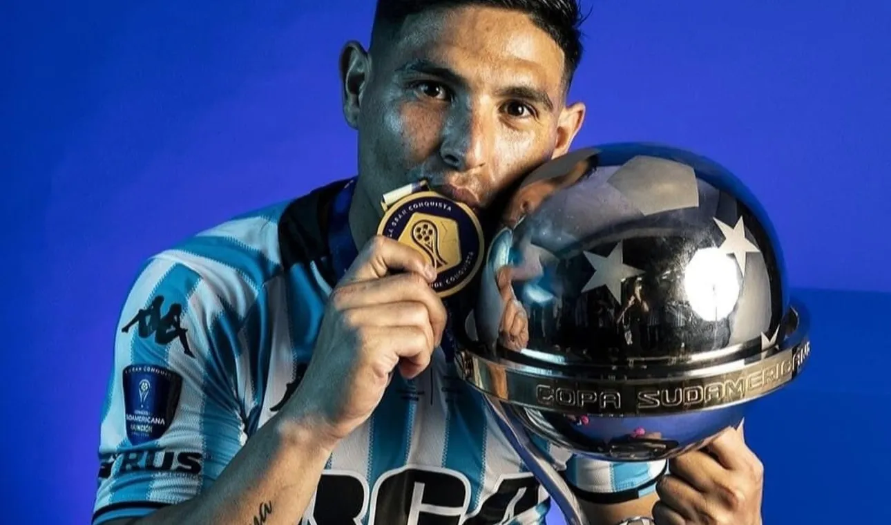 O atacante argentino Maxi Salas brilhou na conquista da Sul-Americana de 2024