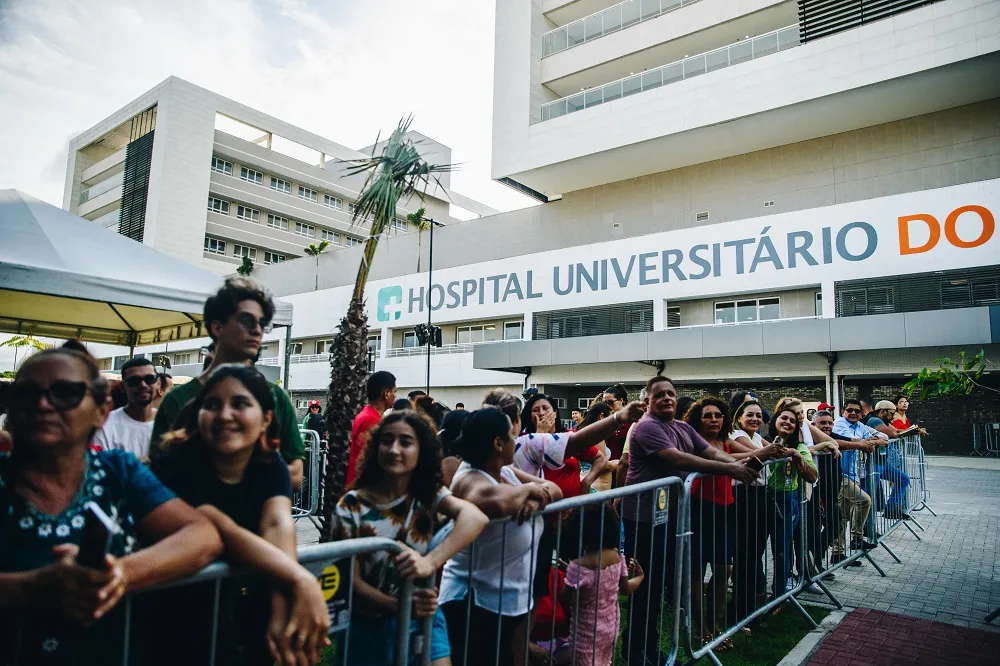 Inauguração do Hospital Universitário do Ceará, no Itaperi, em Fortaleza