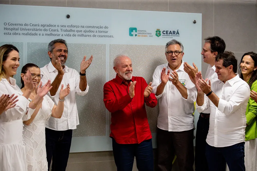Inauguração do Hospital Universitário do Ceará, no Itaperi, em Fortaleza