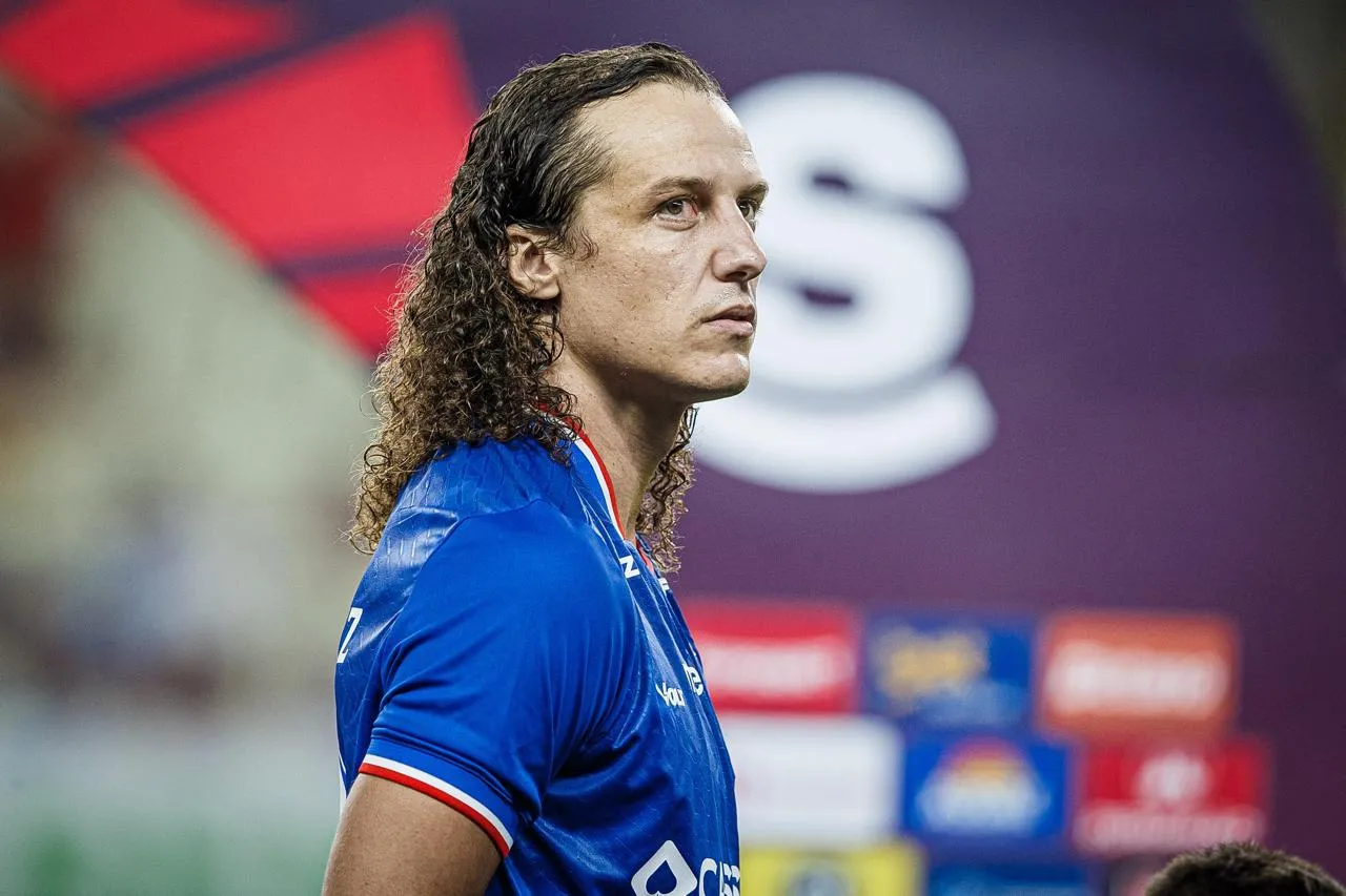 David Luiz foi um dos reforços mais impactantes do Fortaleza no mercado, mas pouco jogou
