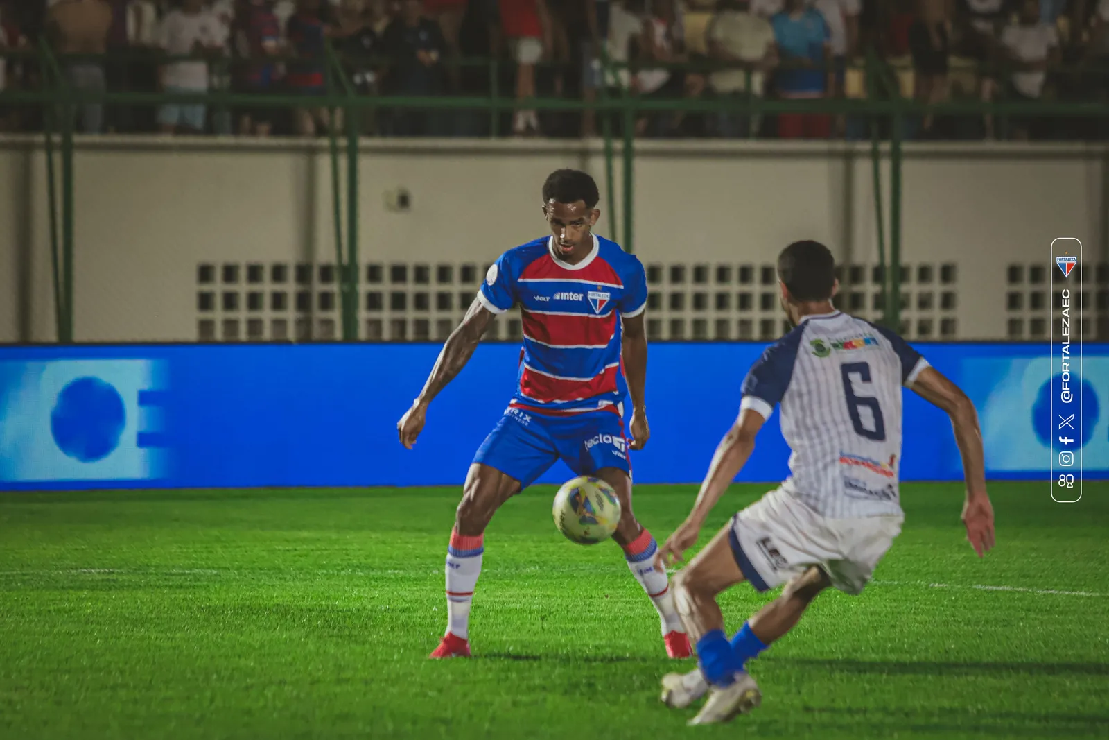 O atacante colombiano Dylan Borrero foi titular em apenas um jogo pelo Fortaleza
