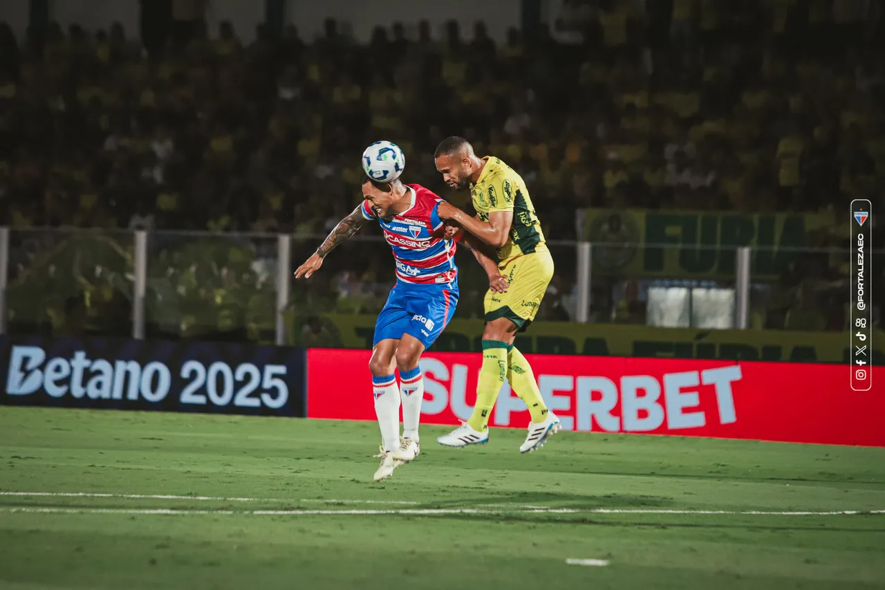 O Fortaleza empatou com Mirassol sofrendo um gol nos acréscimos