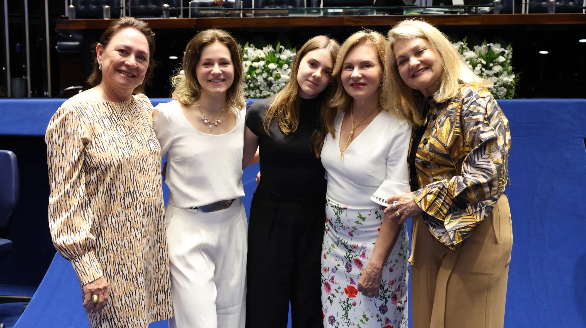 Paula Queiroz Frota, Natália, Sofia e Renata Jereissati e Lenise Queiroz Rocha