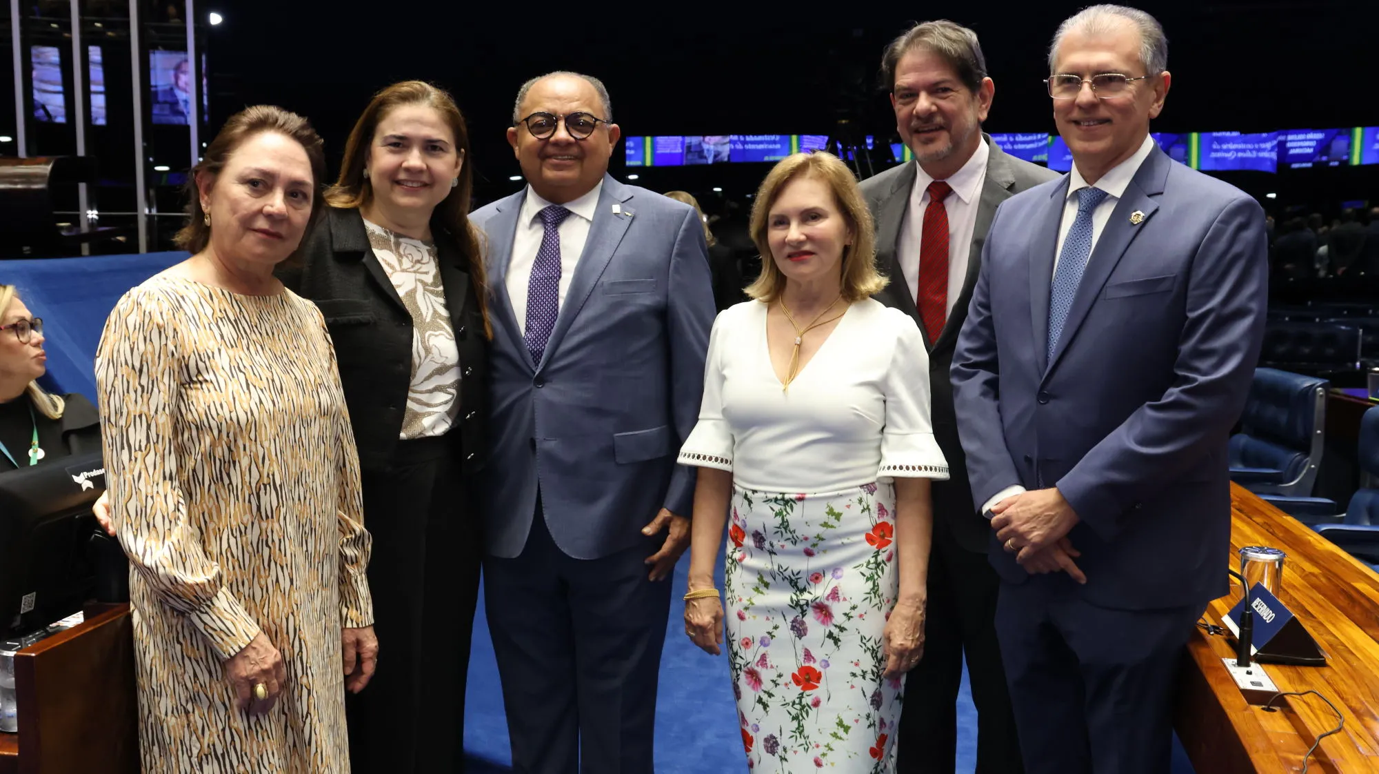 Paula Queiroz, Ana Maysa e Teodoro Silva, Renata Queiroz, Cid Gomes e Randal Pompeu