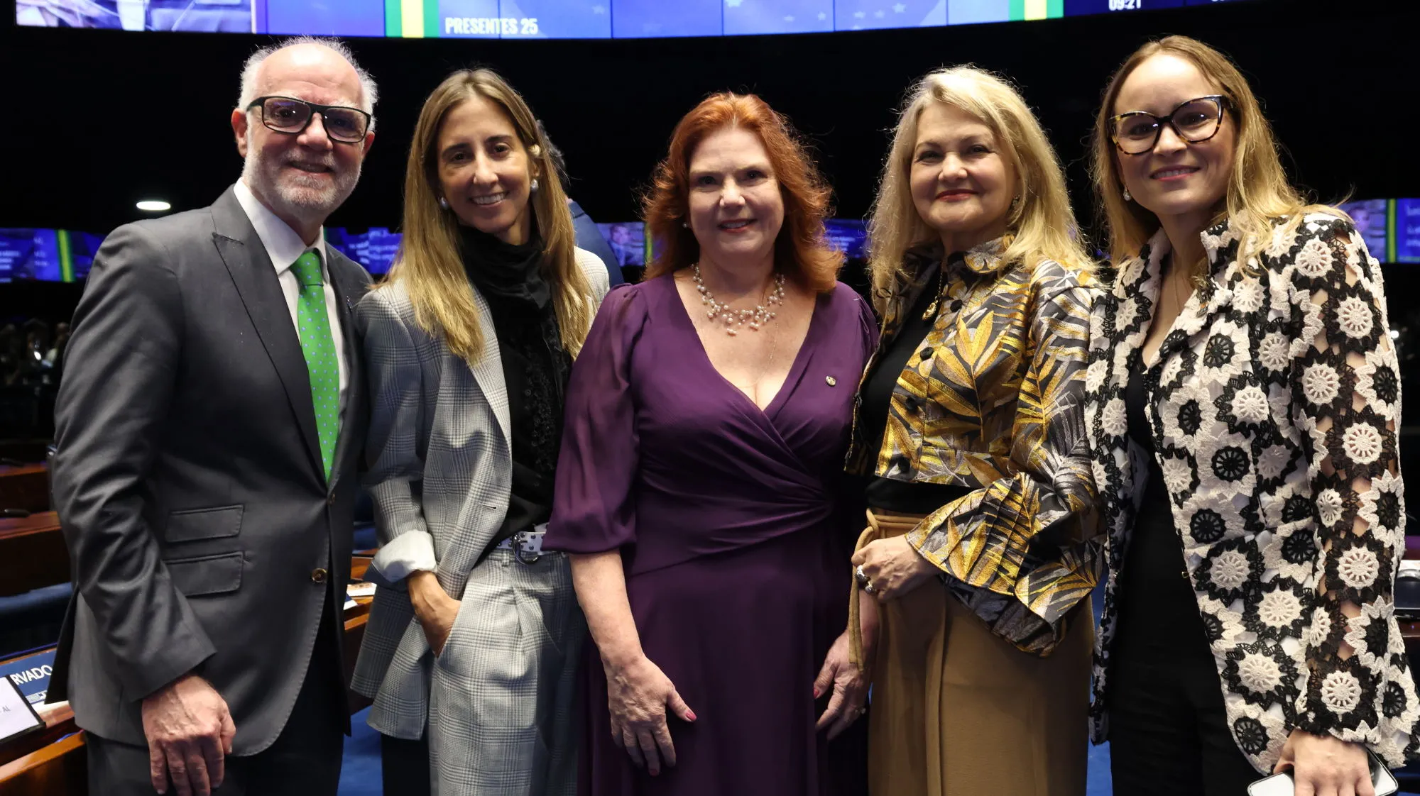 Sérgio Bandeira de Mello, Paula Nogueira, Fernanda Pessoa, Lenise Queiroz e Fernanda Pacobayba