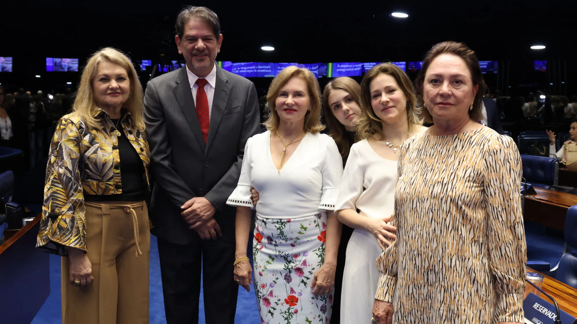 Lenise Queiroz, Cid Gomes, Renata Queiroz, Sofia Jereissati, Natalia e Paula Queiroz