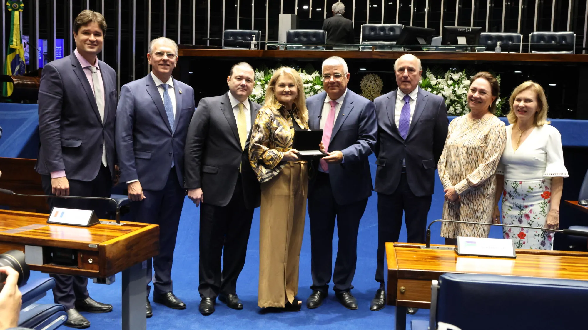 Fernando Laureano, Randal Pompeu, Otávio e Lenise Queiroz, Eduardo Girão, Silvio Frota, Paula e Renata Queiroz