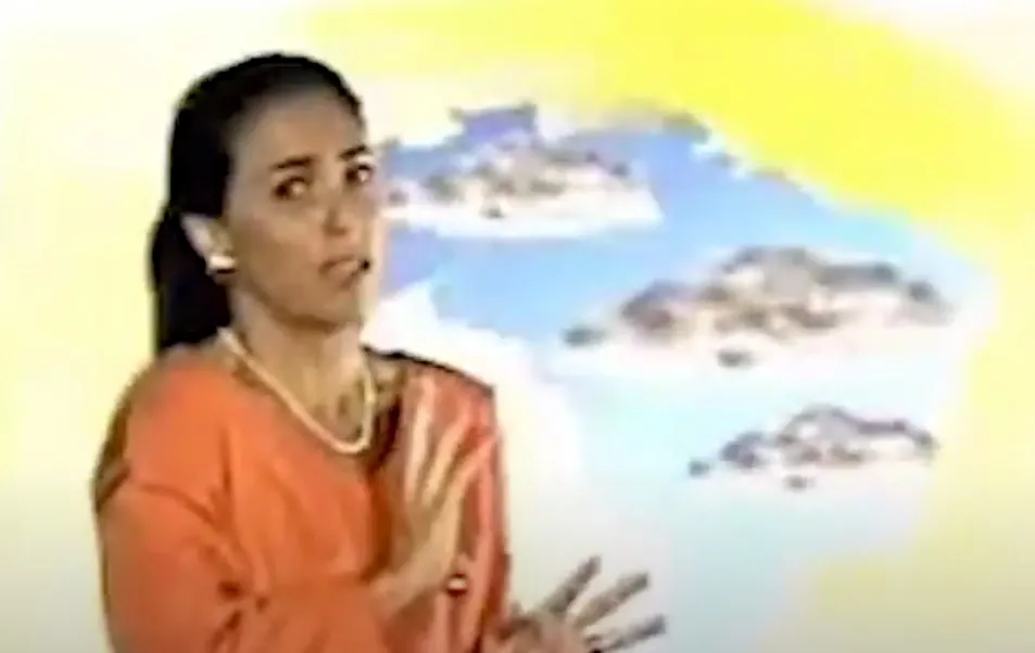 Cissa Guimarães durante a propaganda pró-monarquia