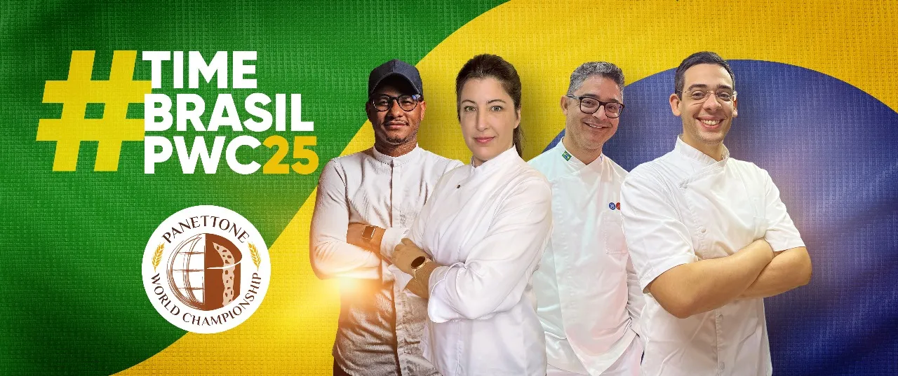 Brunno lidera a primeira equipe do Brasil na competição mundial que reúne os melhores especialistas e padeiros