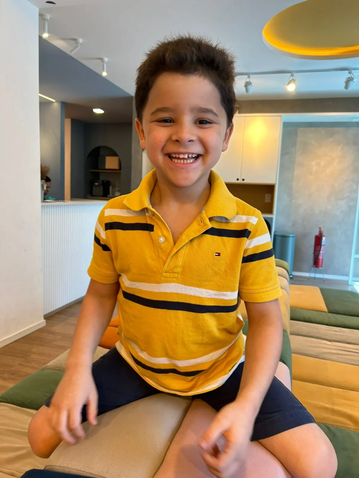 Fábio Filho, 7, é fruto de uma gravidez planejada de Liana Maia e Fábio