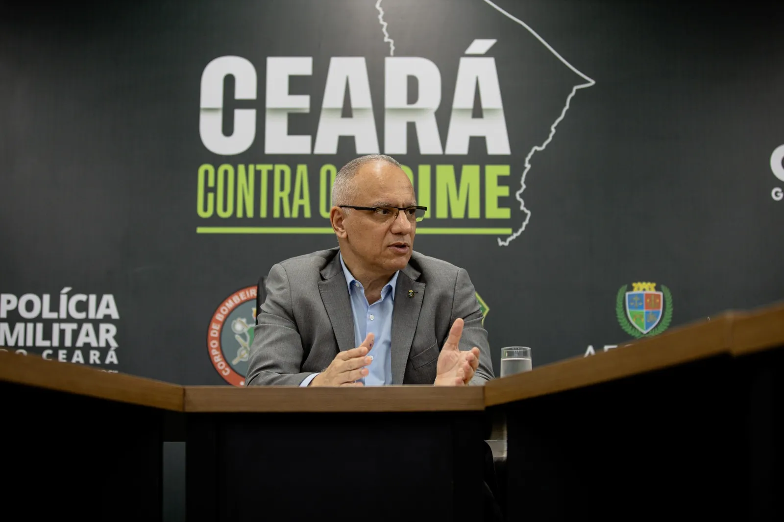 Secretário da Segurança Pública e Defesa Social do Ceará, Roberto Sá, destacou a redução de homicídios no Estado, no acumulado de 2025