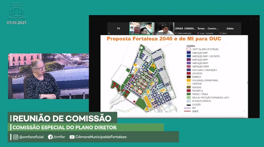 Apresentação da projeção de ocupação da área da Lubnor, Porto do Mucuripe e imediações