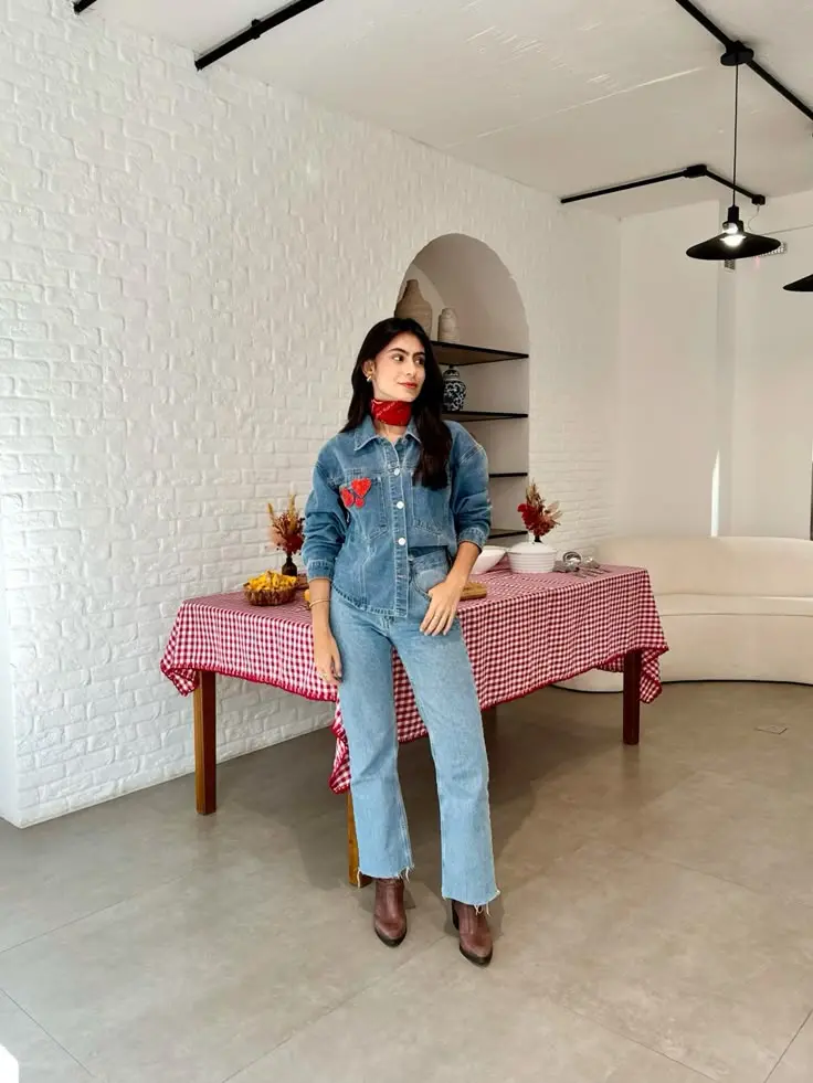 Jeans é um grande aliado para o look junino; a dica é misturá-lo com peças em renda ou bordados, para trazer o tradicional com um toque pessoal