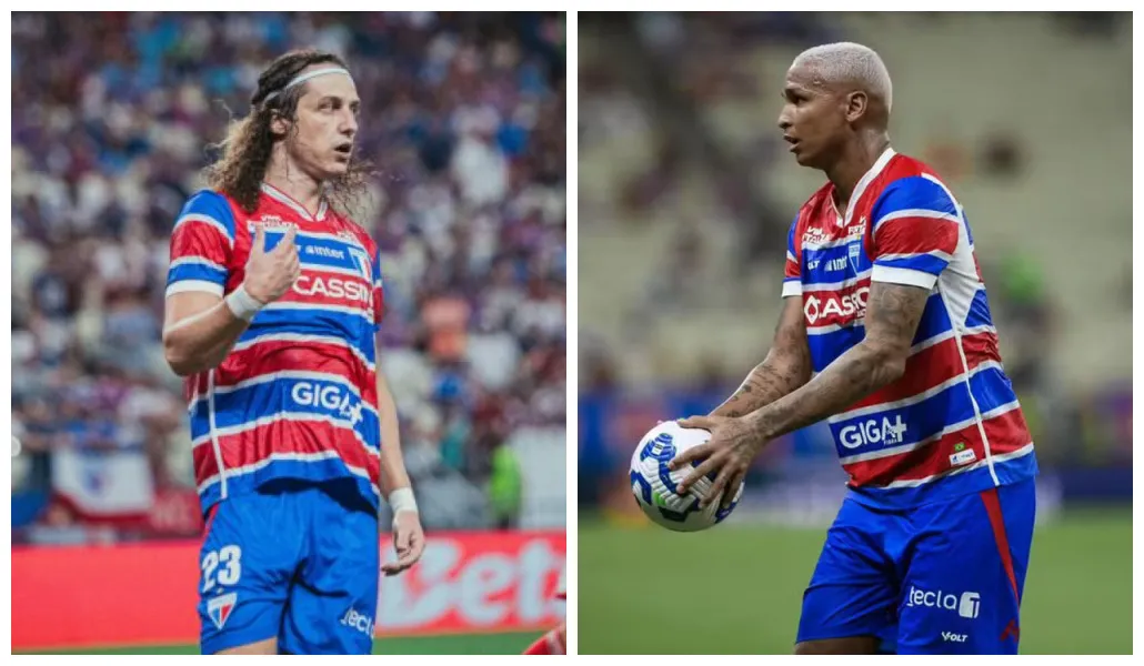 O zagueiro David Luiz e o atacante Deyverson chegaram ao Fortaleza em 2025