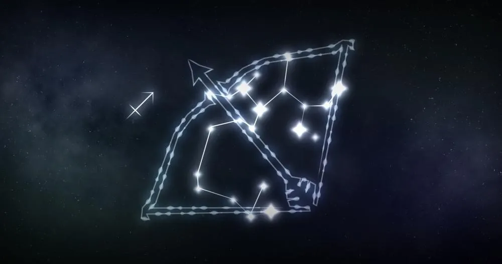 Signo de Sagitário do zodíaco no horóscopo mensal de julho de 2025