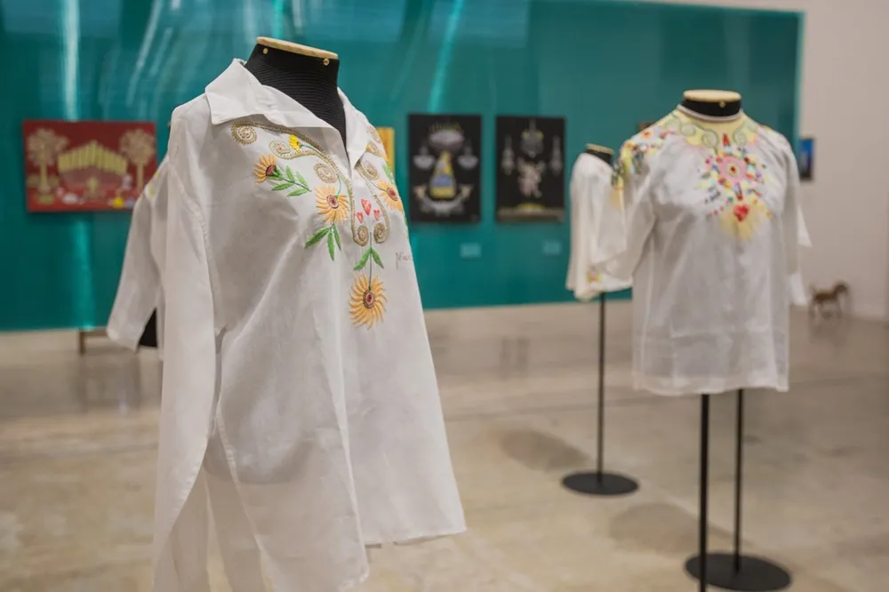 Parte das obras da exposição 
