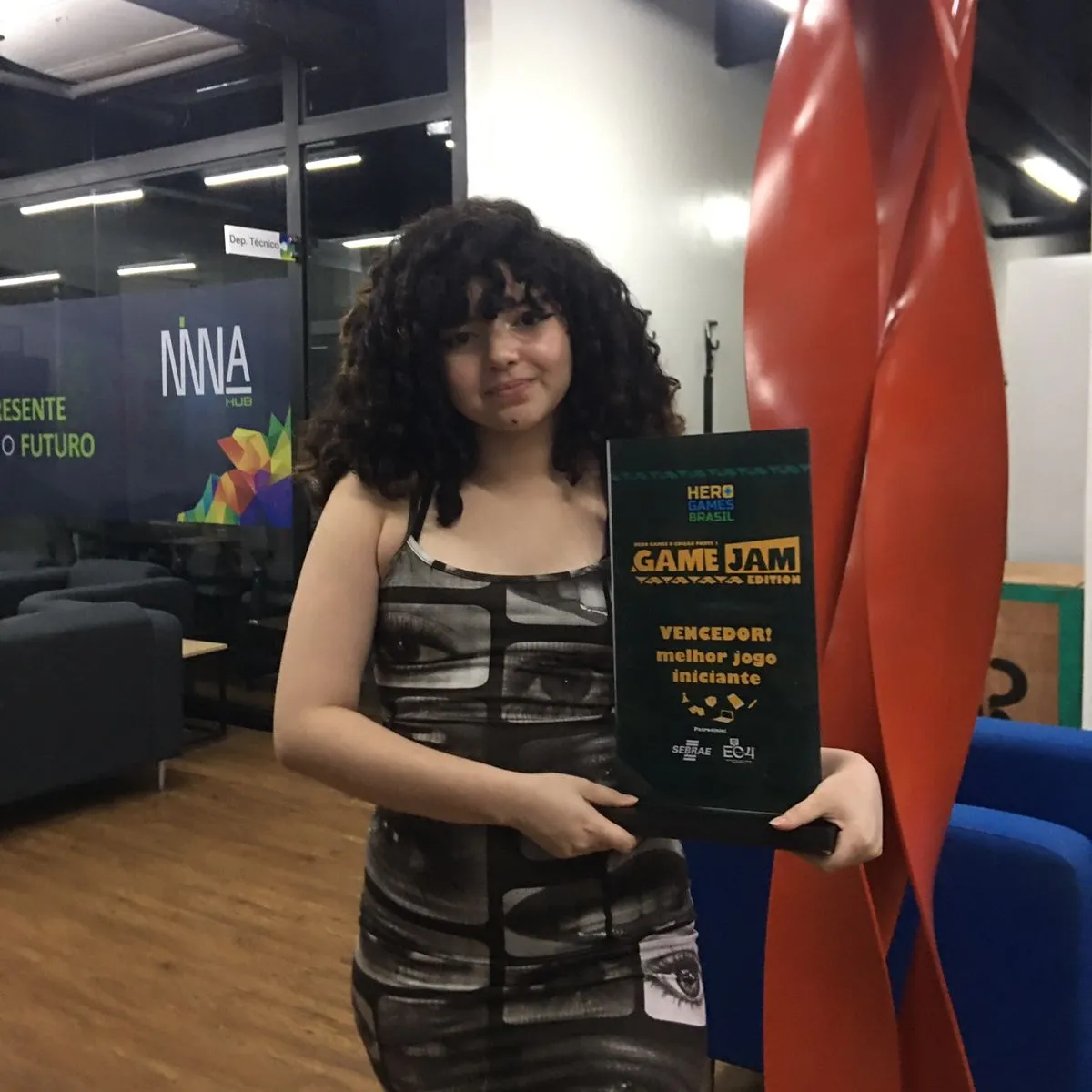 Cearense Alexandra Silva da Cruz foi campeã da categoria jogo iniciante do Game Jam