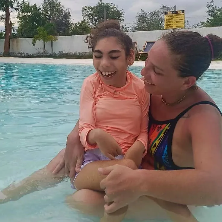Ana Lis é a segunda filha de Luciana Arrais e vive em Apuiarés com a família