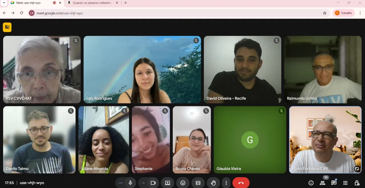Após pandemia de Covid-19, Francival Pires passou a ministrar palestras e cursos para o CVV de modo virtual