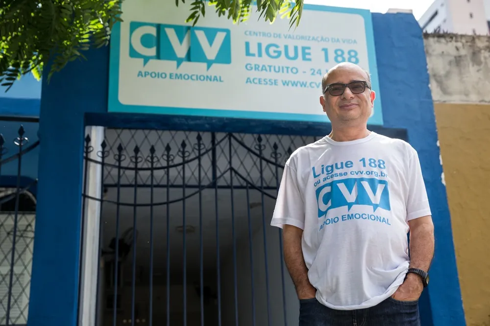 Para Francival Pires, voluntariado no CVV mudou a própria vida dele e continua a transformar a de muitas outras pessoas
