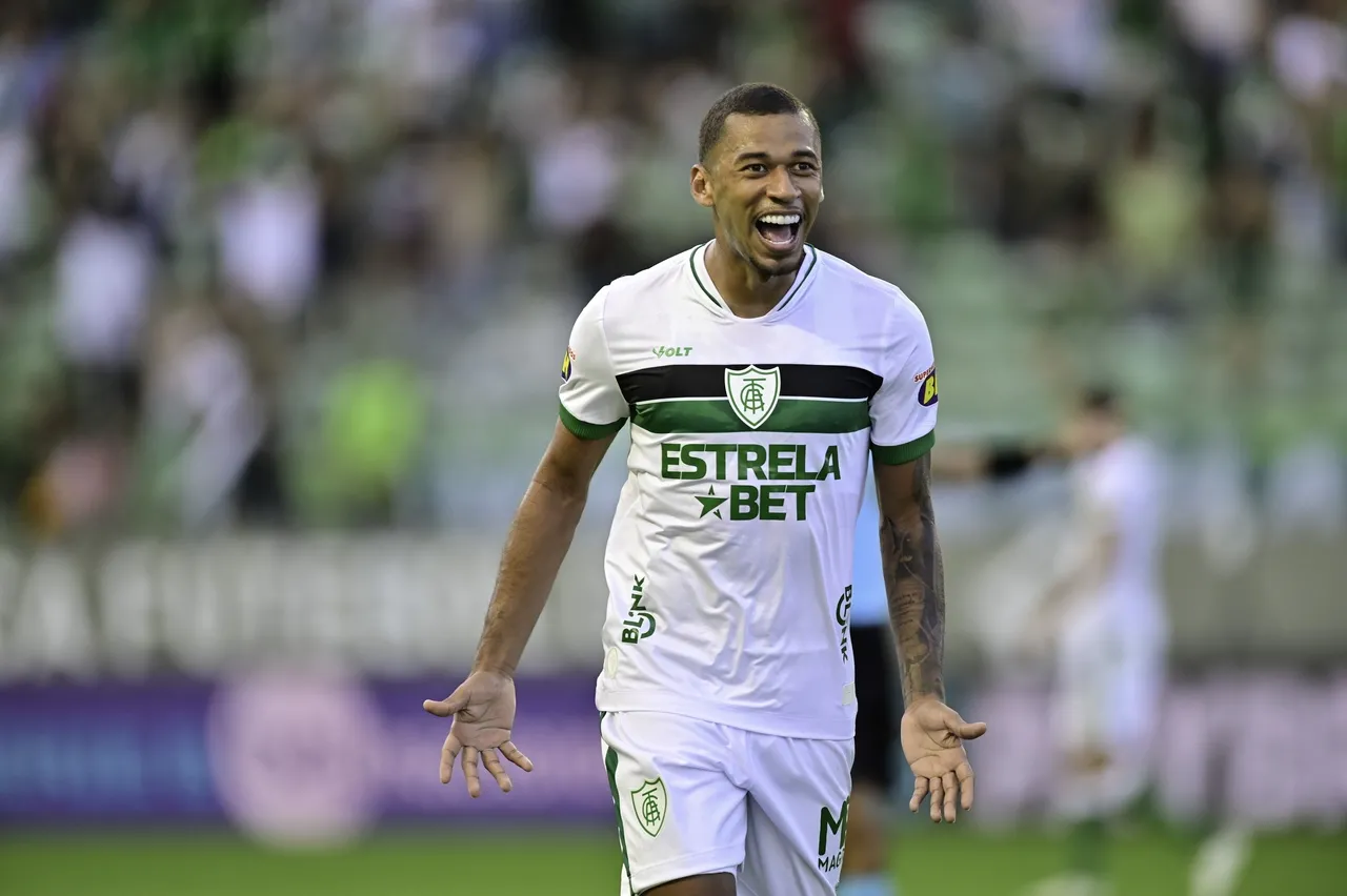 O atacante Fabinho, do América-MG, era um dos principais alvos do Ceará na janela de transferência