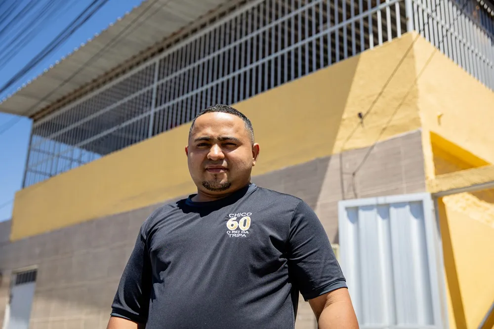 Fachada do Chico 60 - O Rei da Tripa lembra a frente de qualquer casa residencial; segundo proprietário, ausência de placa é estratégica