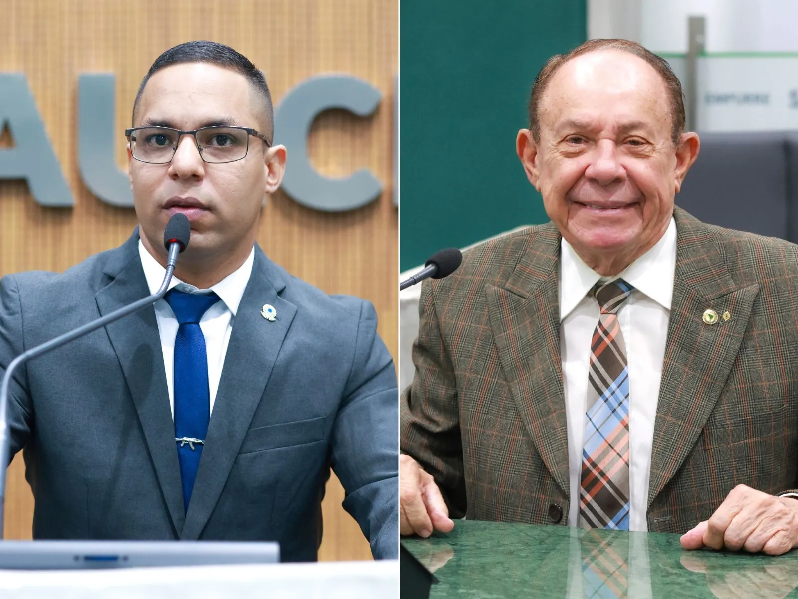 David Vasconcelos (PL) e Manoel Duca (Republicanos) tomaram posse nesta terça-feira (5)