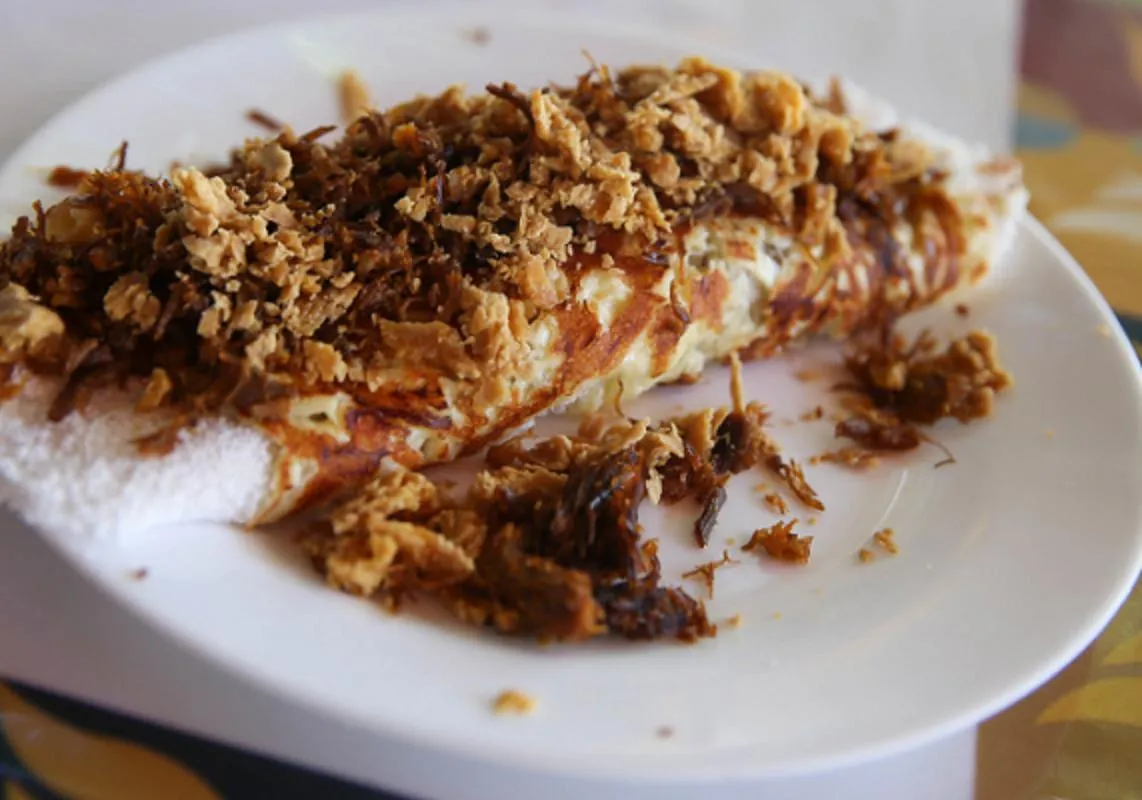 A tapioca de carne de sol com rapadura é um dos sabores mais queridos entre o público