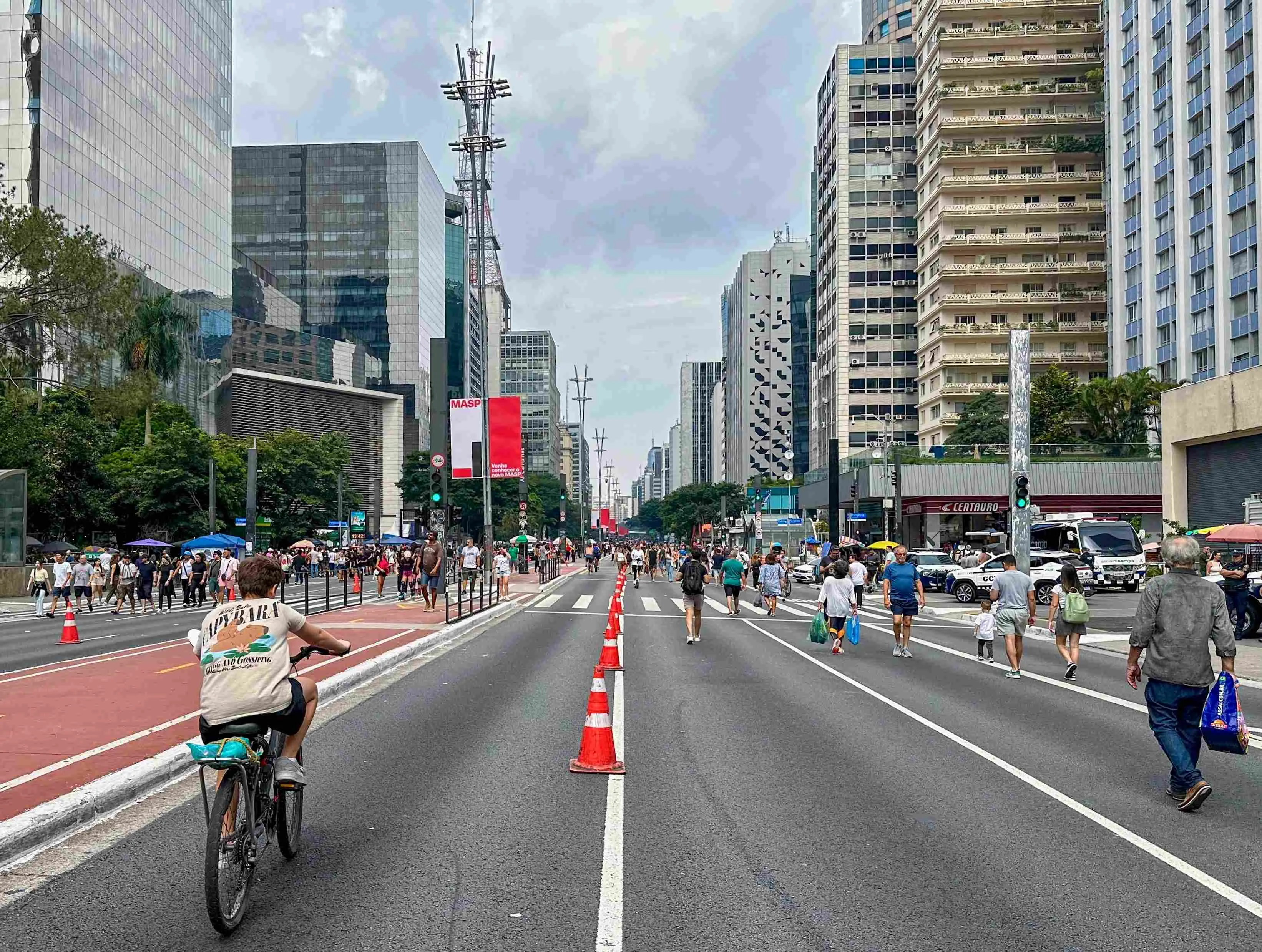 A iniciativa Ruas Abertas existe desde 2016 em São Paulo e abrange outras vias da cidade, além da Avenida Paulista