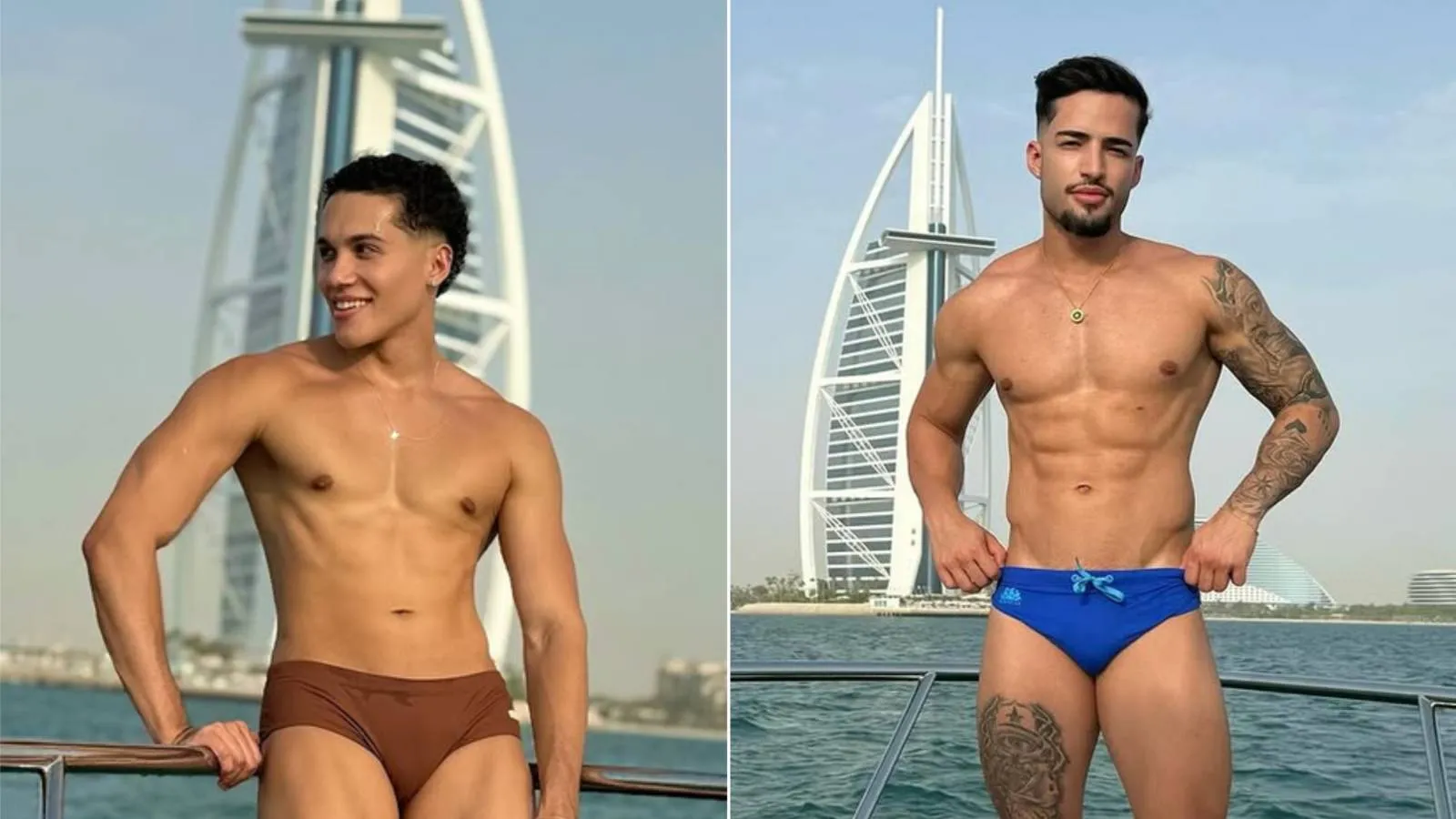 Os dois compartilharam imagens curtindo Dubai durante o aniversário do modelo