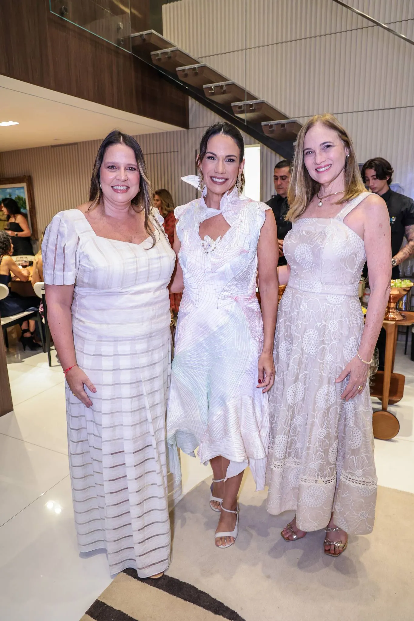 Luciana Colares, Ana Virginia Martins e Cristina Facanha
