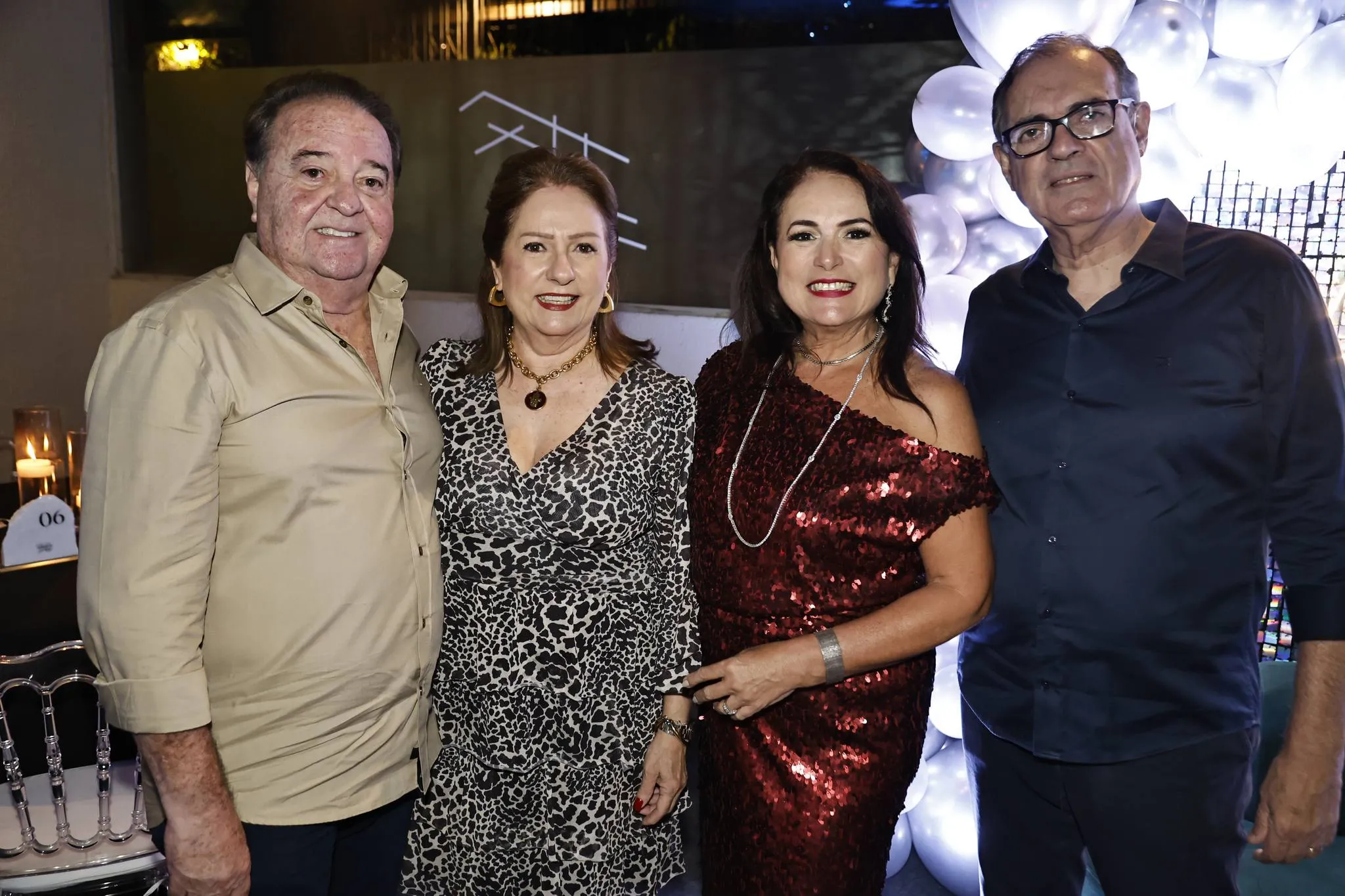 Chiquinho e Cristina Aragão, Ana Luiza e Urbano Costa Lima