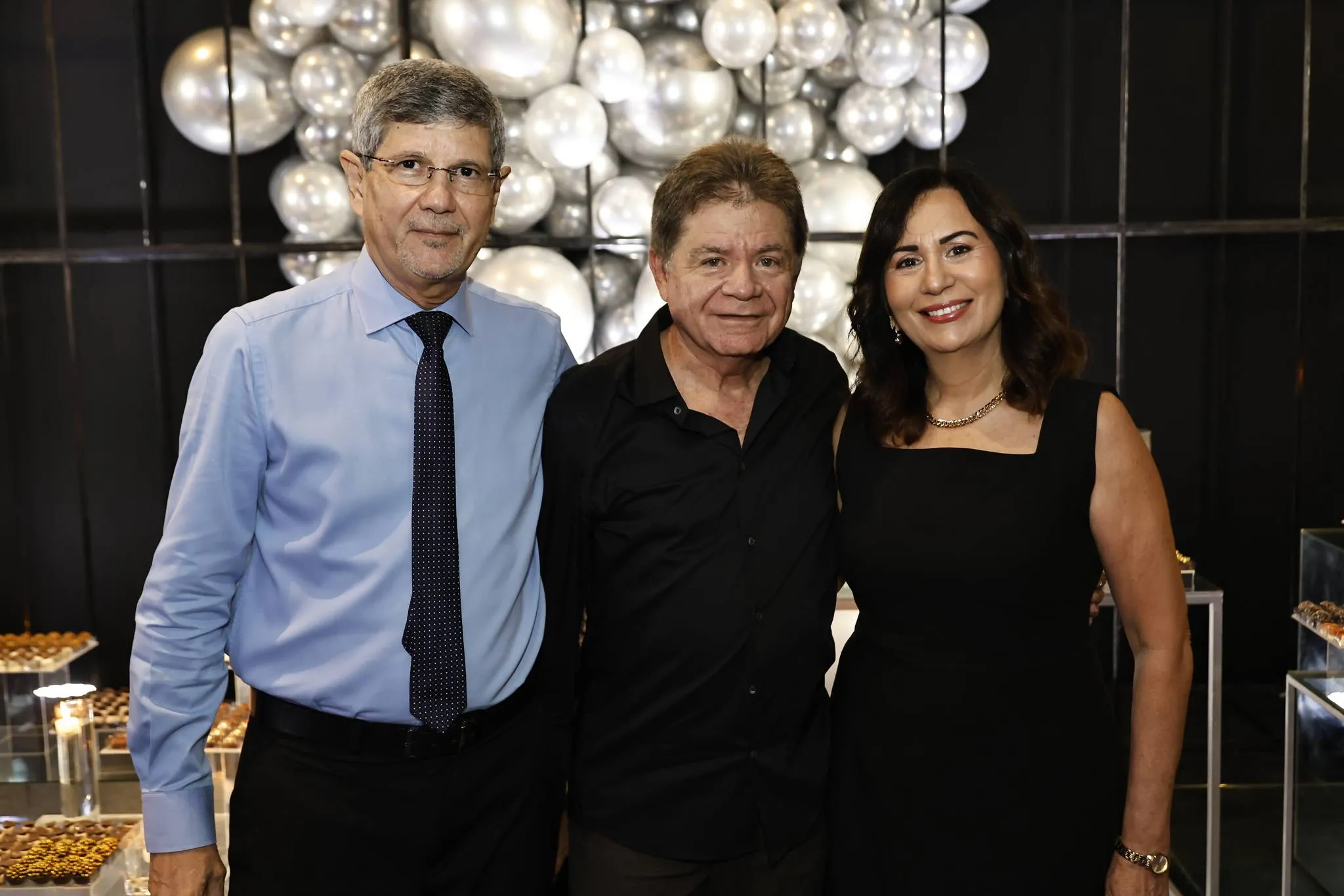 Dilvardo Suliano, Roberto Porto e Terezinha Vitorino