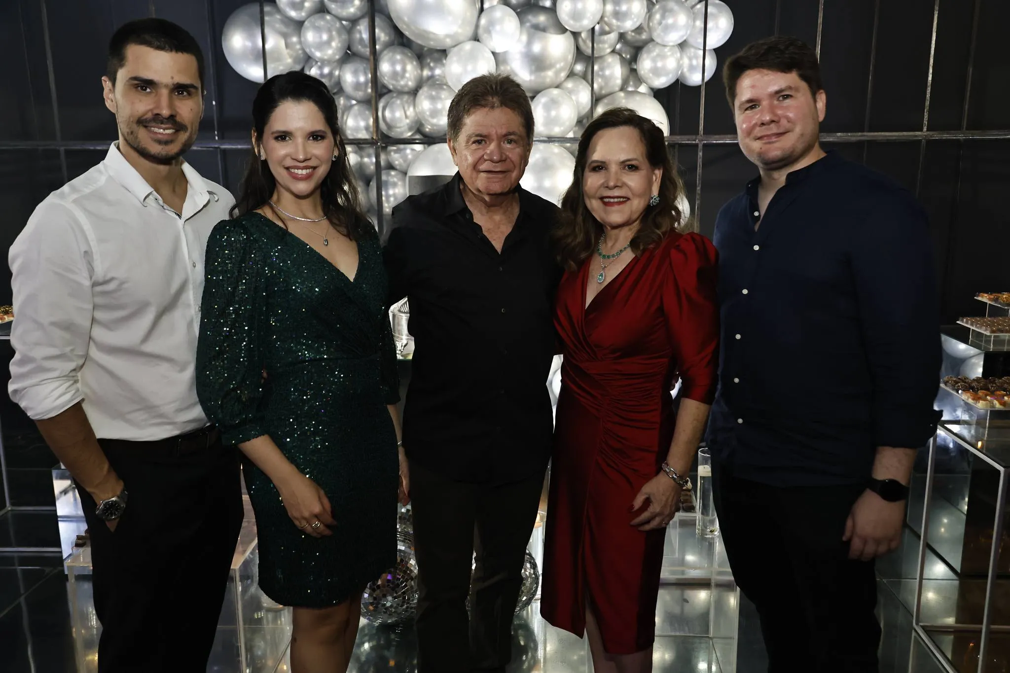 Inês e Roberto Porto com  Edmundo e Beatriz Melo e Roberto Câmara