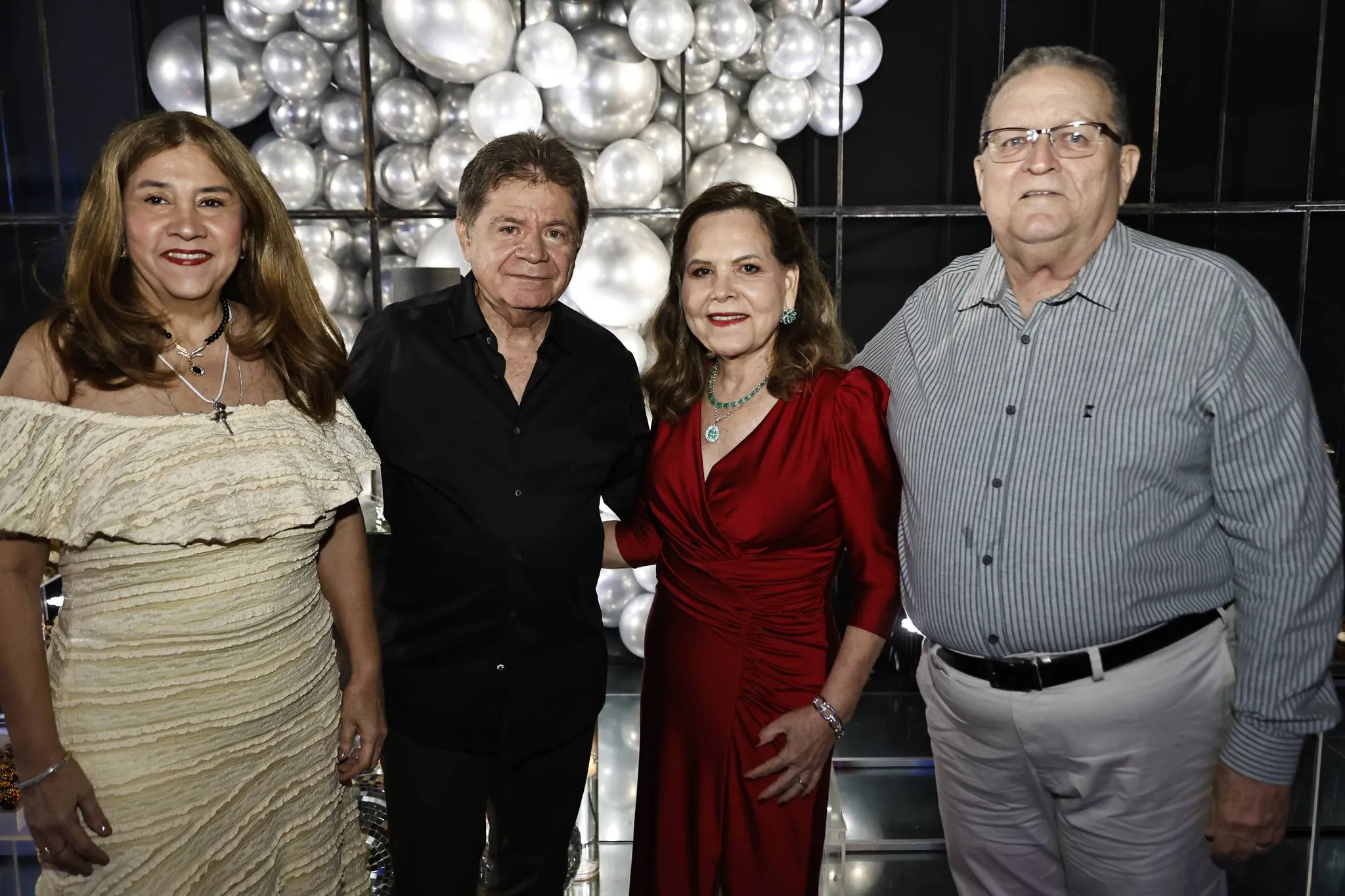 Inês e Roberto Porto com Albertina e Abelardo Martins