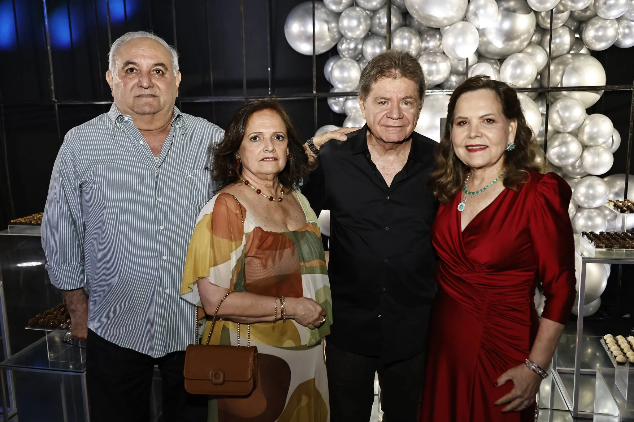 Inês e Roberto Porto com Carlos e Jacqueline Praciano