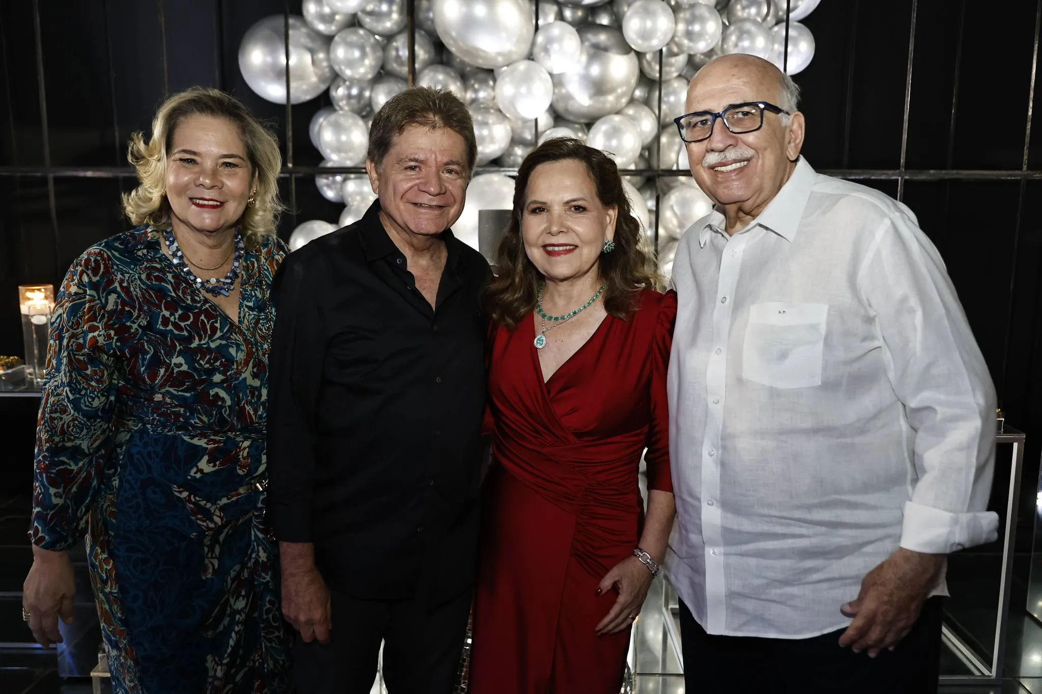 Inês e Roberto Porto com Cristina Lobo e Afonso Botelho