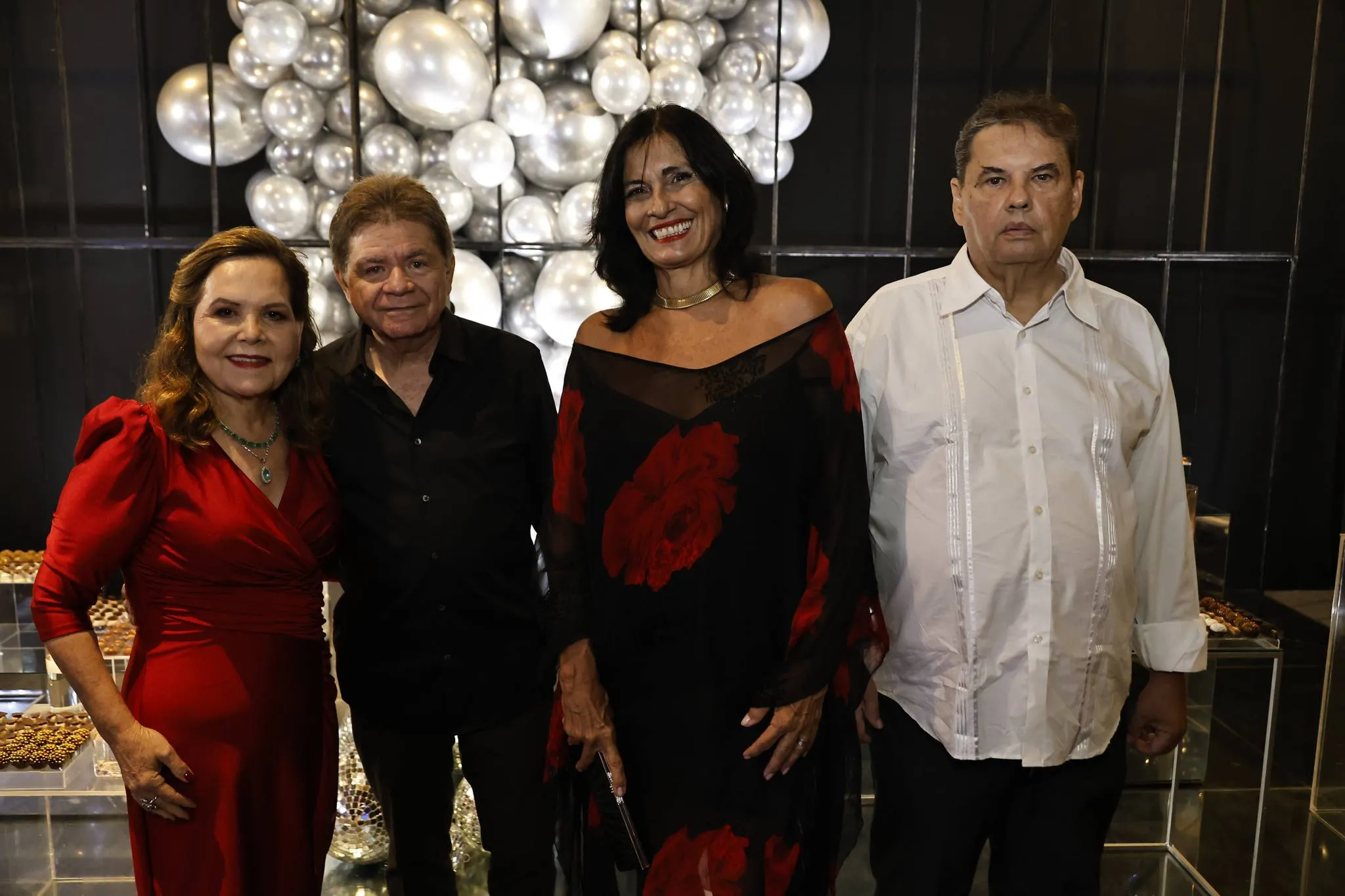 Inês e Roberto Porto com Eliana e Cláudio Kerth