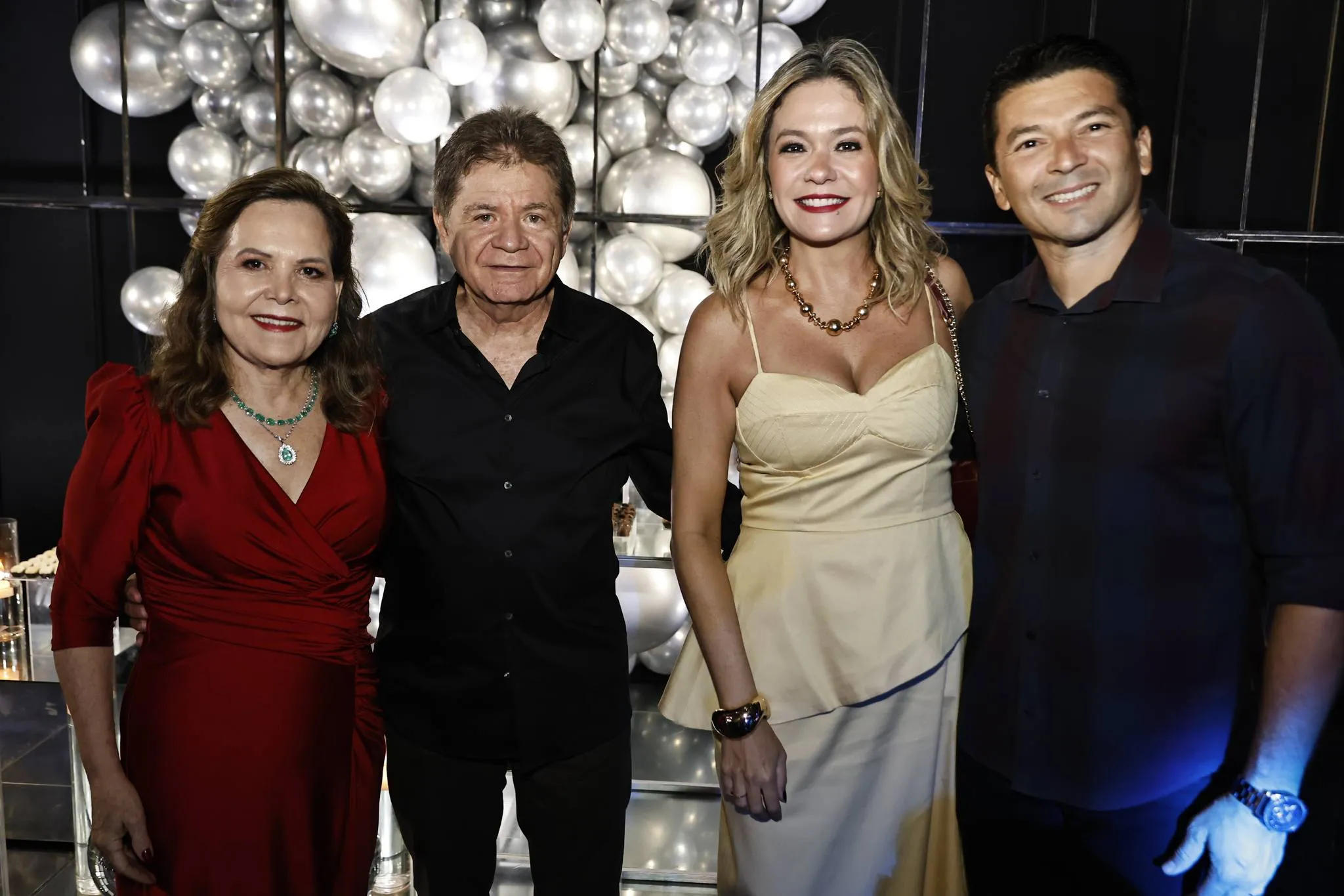 Inês e Roberto Porto com Gisele Jucá e Ranier Lima