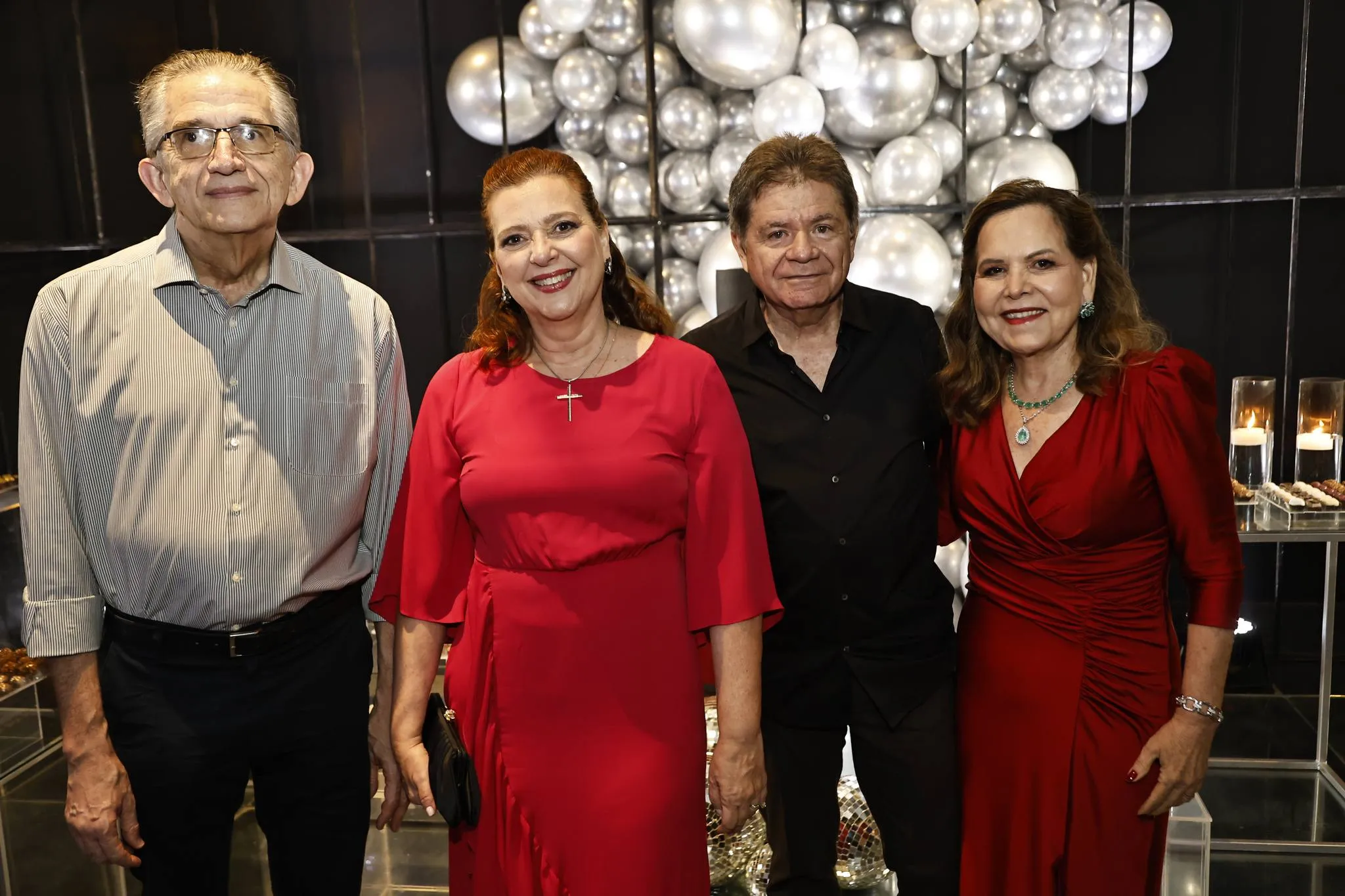 Inês e Roberto Porto com Roberto Saraiva e Silvia Baquit