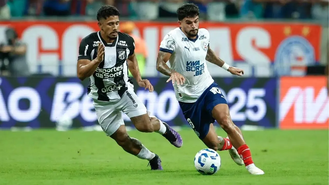 Ceará e Bahia voltam a se enfrentar na Série A de 2025