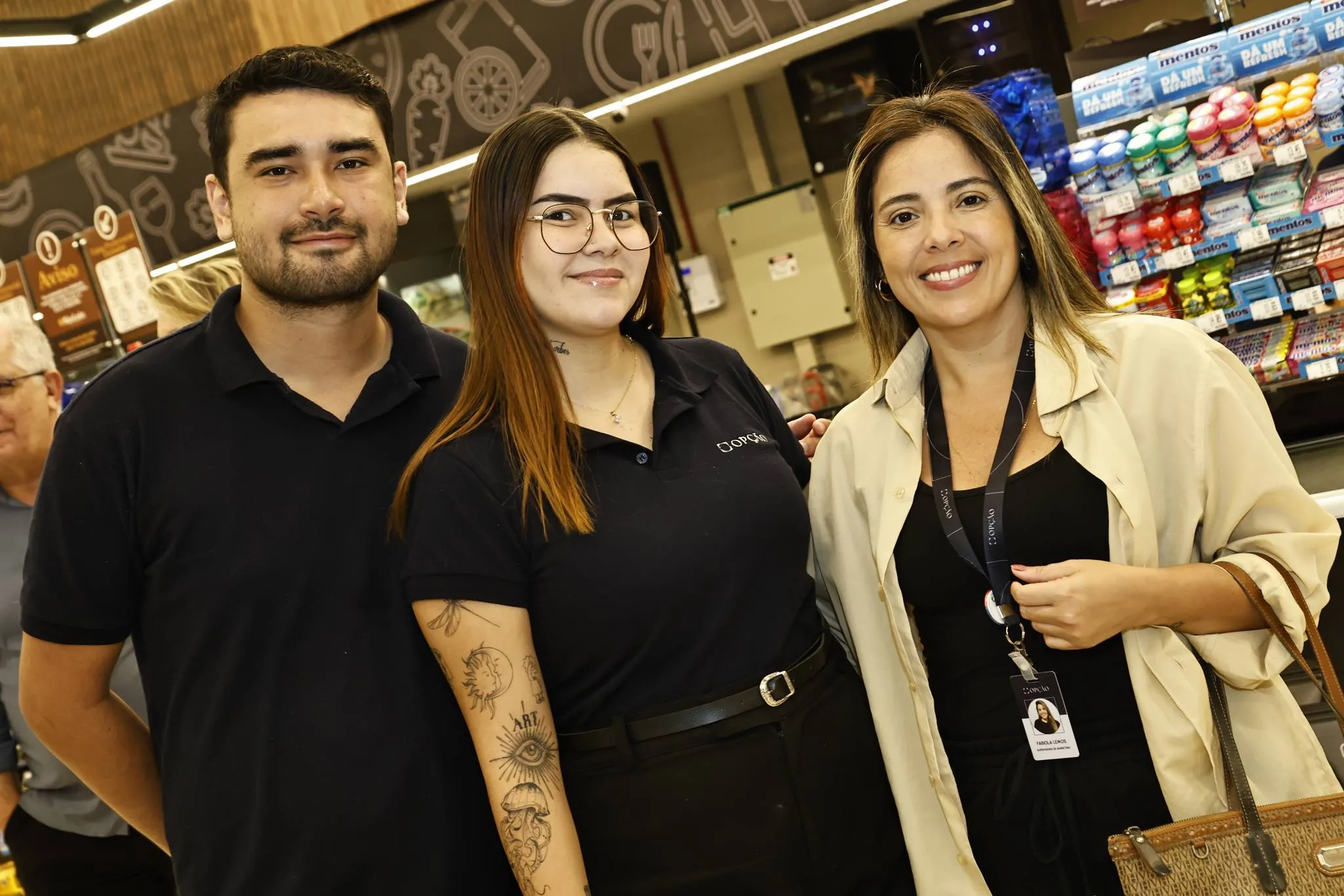 Isaías Lima, Alice Freitas e Fabíola Lemos