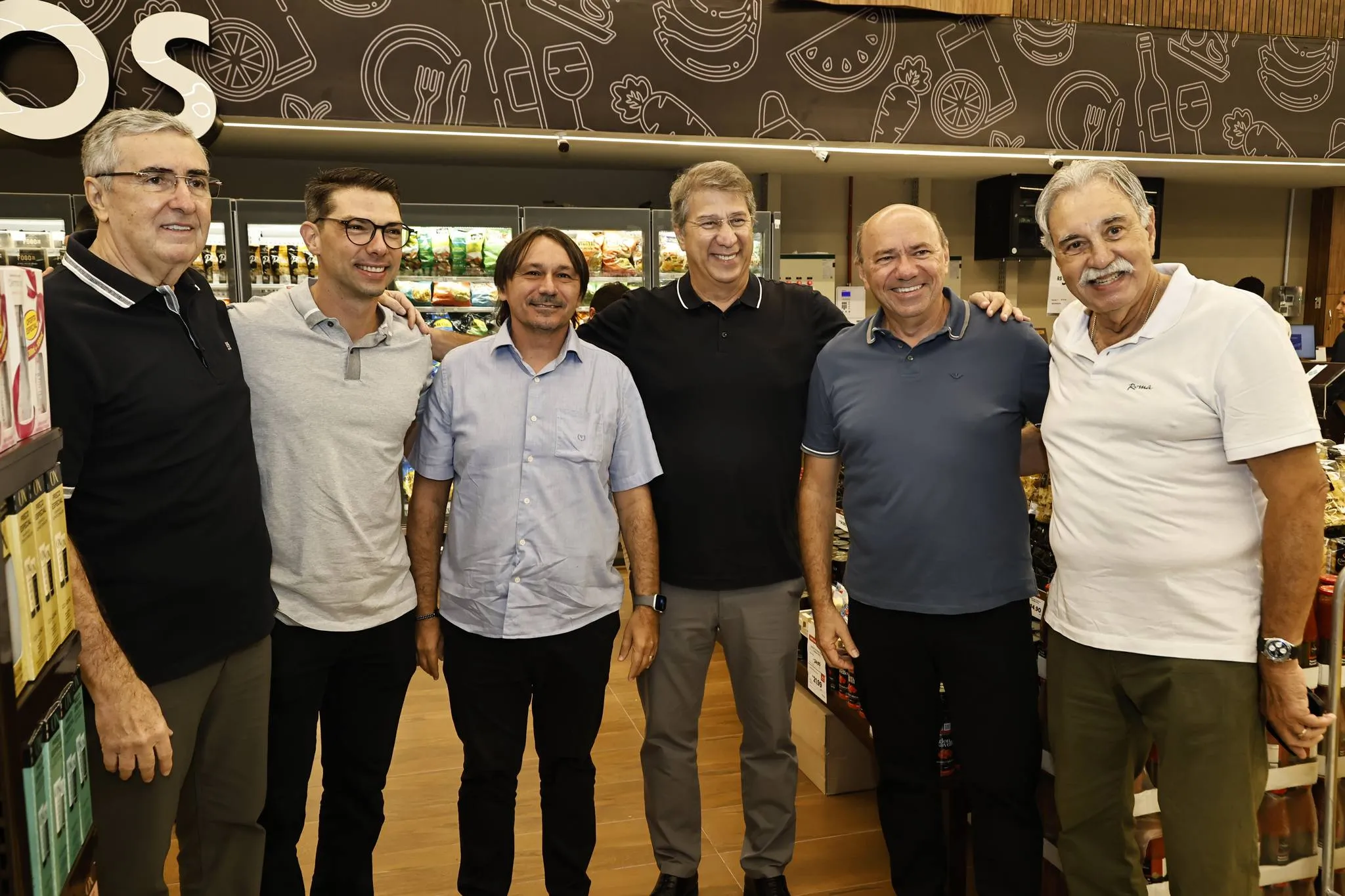 Luiz Frota, Arthur Sleiman, Jocélio Parente, Maurício Sleiman, Auricélio Parente e César Roma