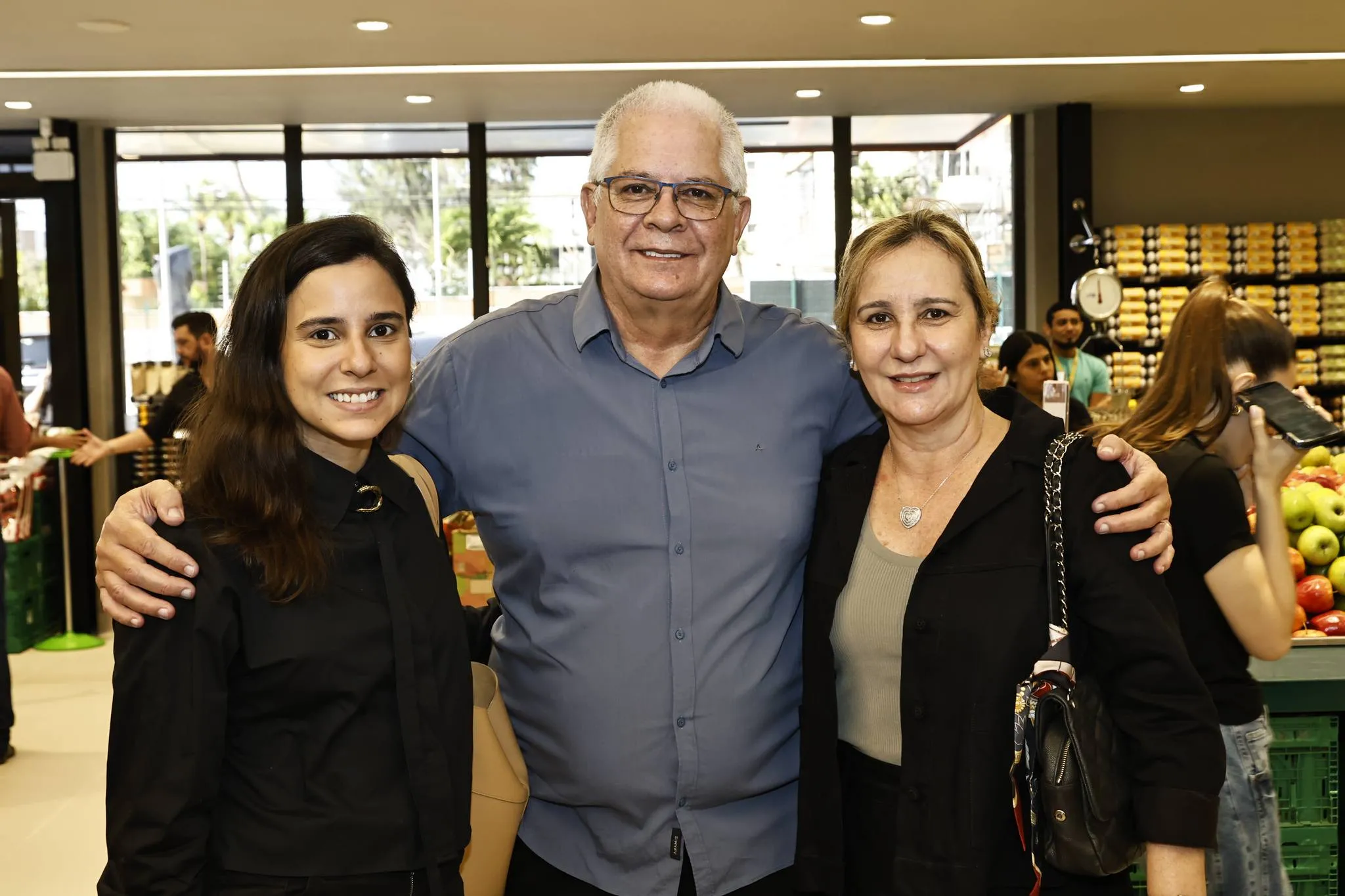 Marina, Fernando e Cristina Ramalho