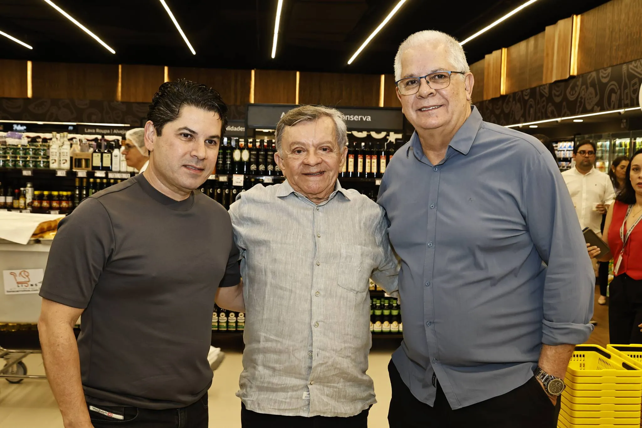 Pompeu Vasconcelos, Edilmo Cunha e Fernando Ramalho