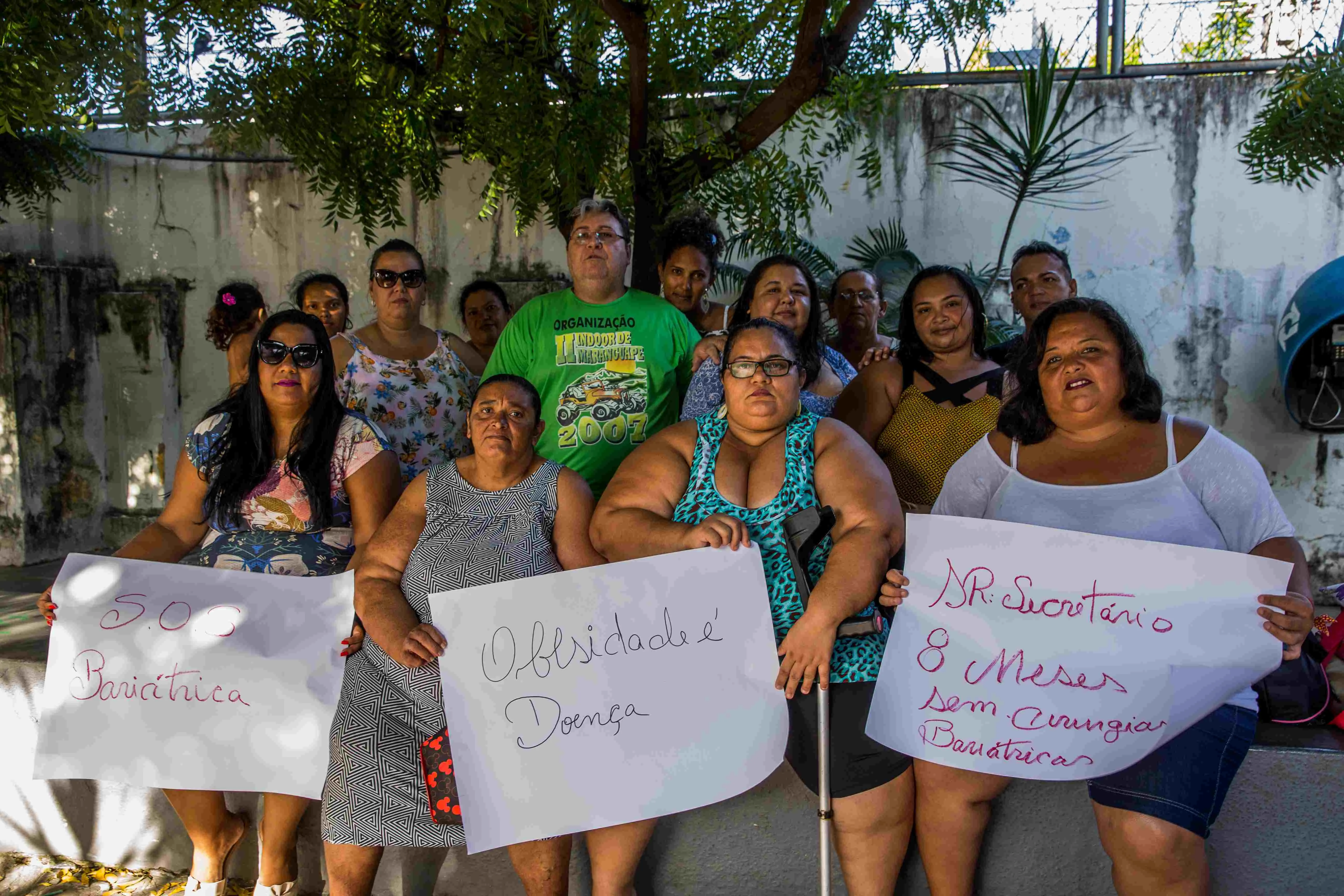Em 2018, pacientes que estavam na fila pela cirurgia bariátrica no SUS protestaram e cobraram mais agilidade dos hospitais públicos